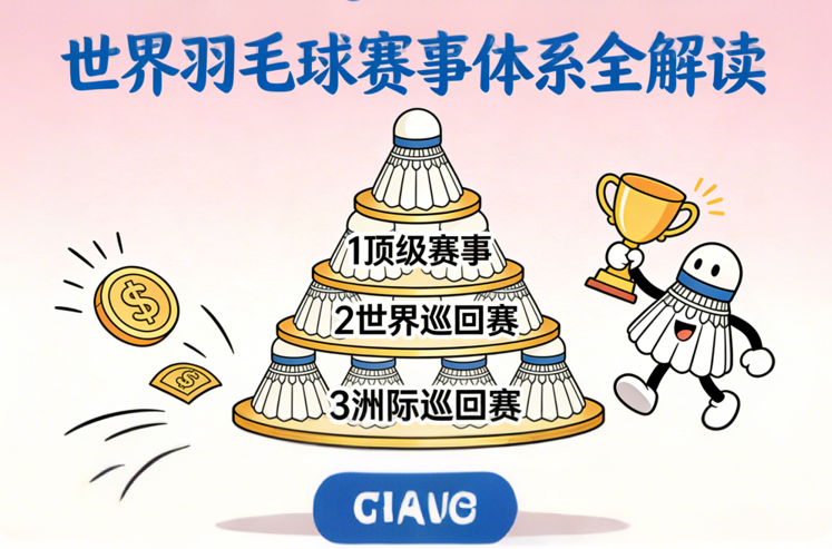 世界羽毛球赛事体系全解读：BWF Grade1-3分级、超高奖金、2026赛程与观赛攻略