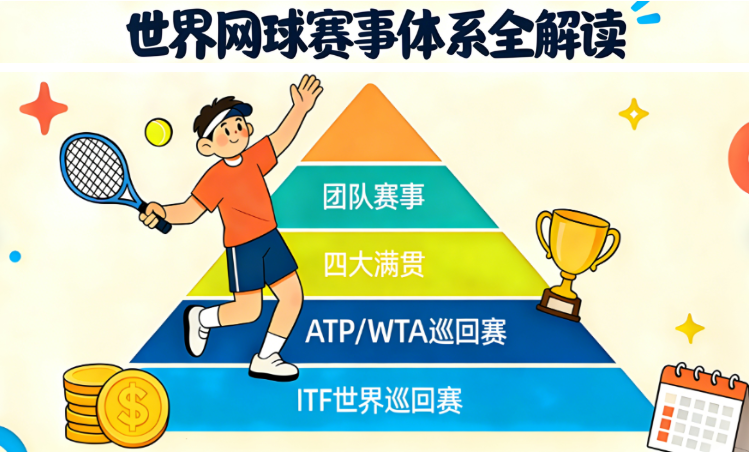 世界网球赛事体系全解读：四大满贯/ATP/WTA级别、冠军奖金、积分规则、观赛时间表