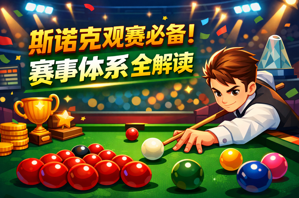 斯诺克赛事体系全解读：级别、奖金、积分、排名规则、赛程时间、直播观赛指南