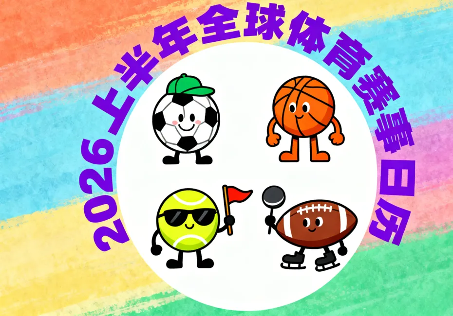 2026上半年全球体育赛事日历｜世界杯+冬奥会+大满贯全攻略，球迷必藏！