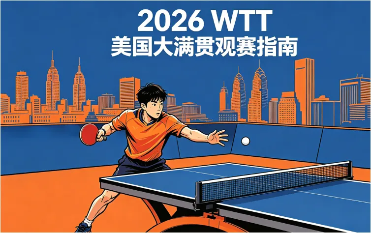 2026 WTT美国大满贯全攻略：赛程时间、球星名单、直播回放、门票与洛杉矶观赛指南