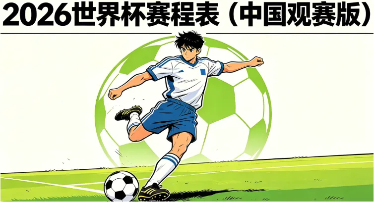 2026美加墨世界杯赛程表：70%比赛早6点起，地标球场+观赛时差全攻略！