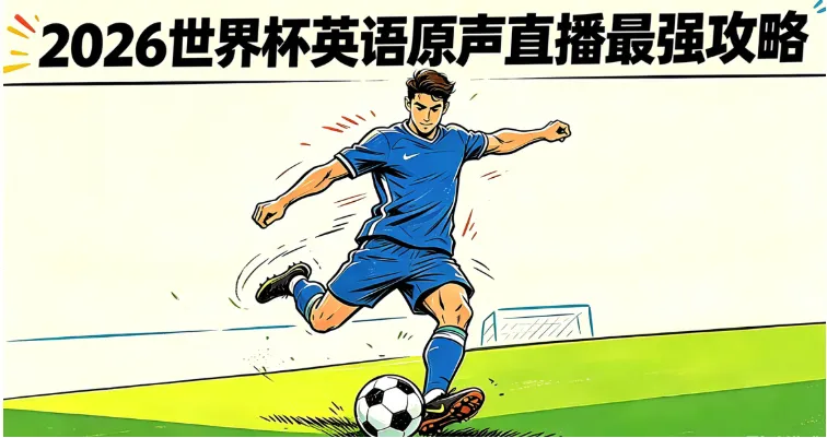 2026世界杯英文原声直播在哪看？10个超高清英语解说与回放平台汇总（免费/付费）