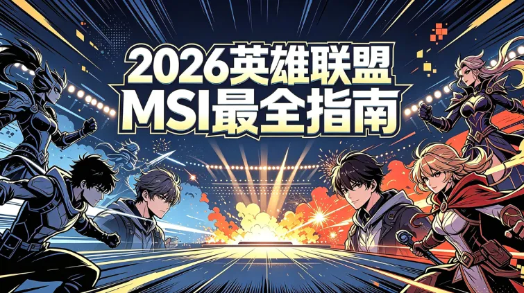 2026《英雄联盟》季中冠军赛 (MSI) 最全观赛指南:赛程/赛制/战队、直播、购票、热门与看点全攻略