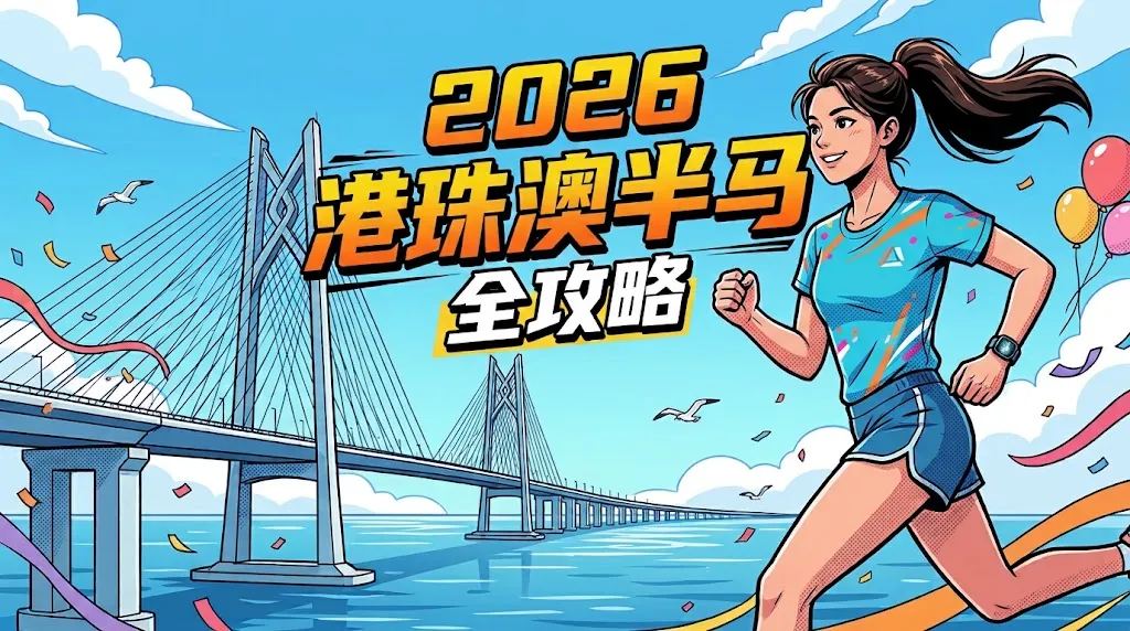 2026港珠澳半马全攻略：赛程、路线图、赛日交通与成绩查询（附2027报名抽签指南）